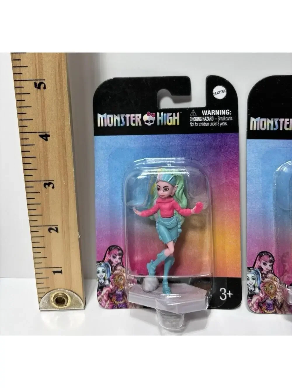 Monster High Ghoul Mini Figures 4pc Set - Draculaura, Frankie, Clawdeen, Lagoona